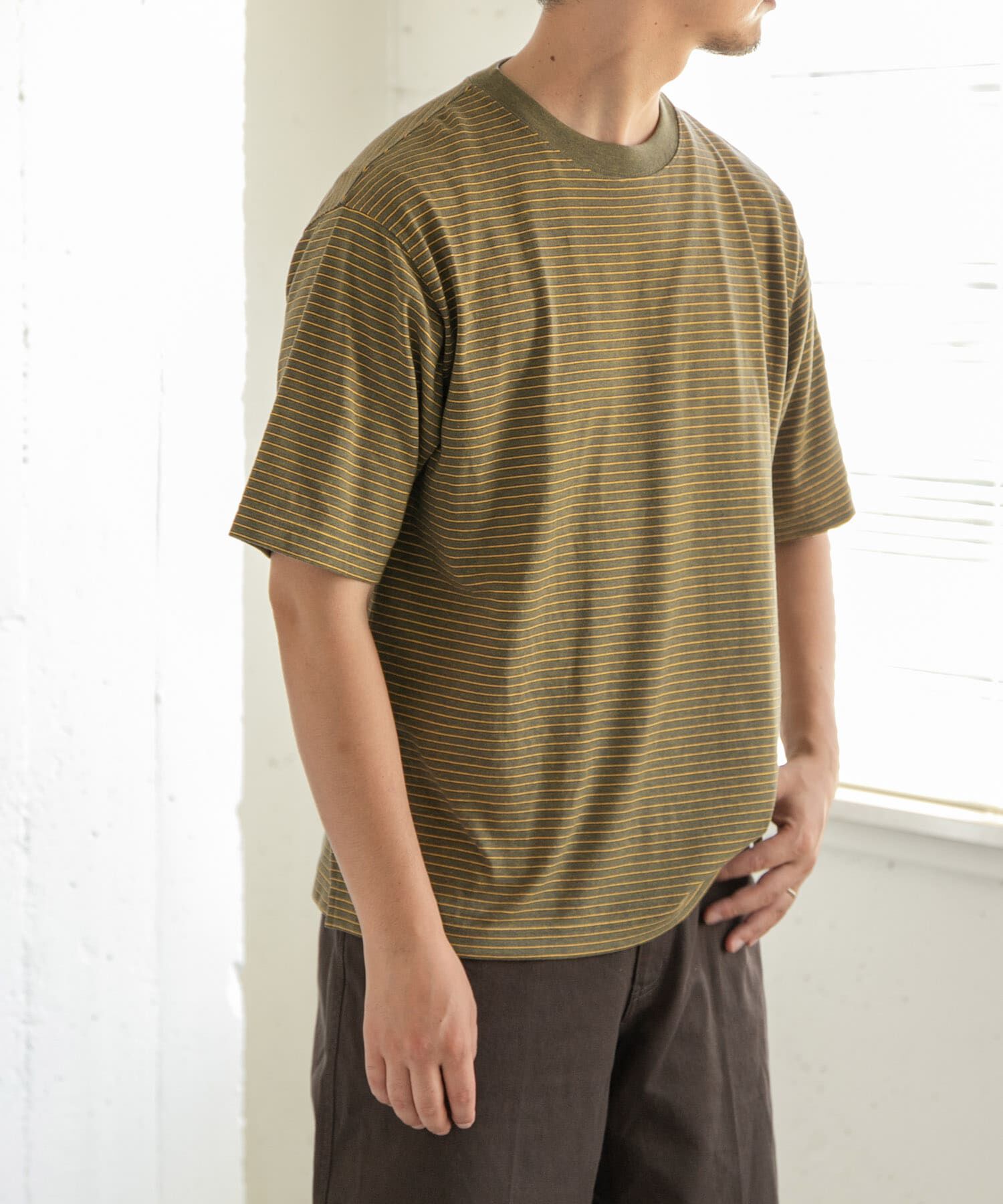 URBAN RESEARCH DOORS「FORK&SPOON　ヴィンテージボーダーTシャツ」|Tシャツ・カットソー|