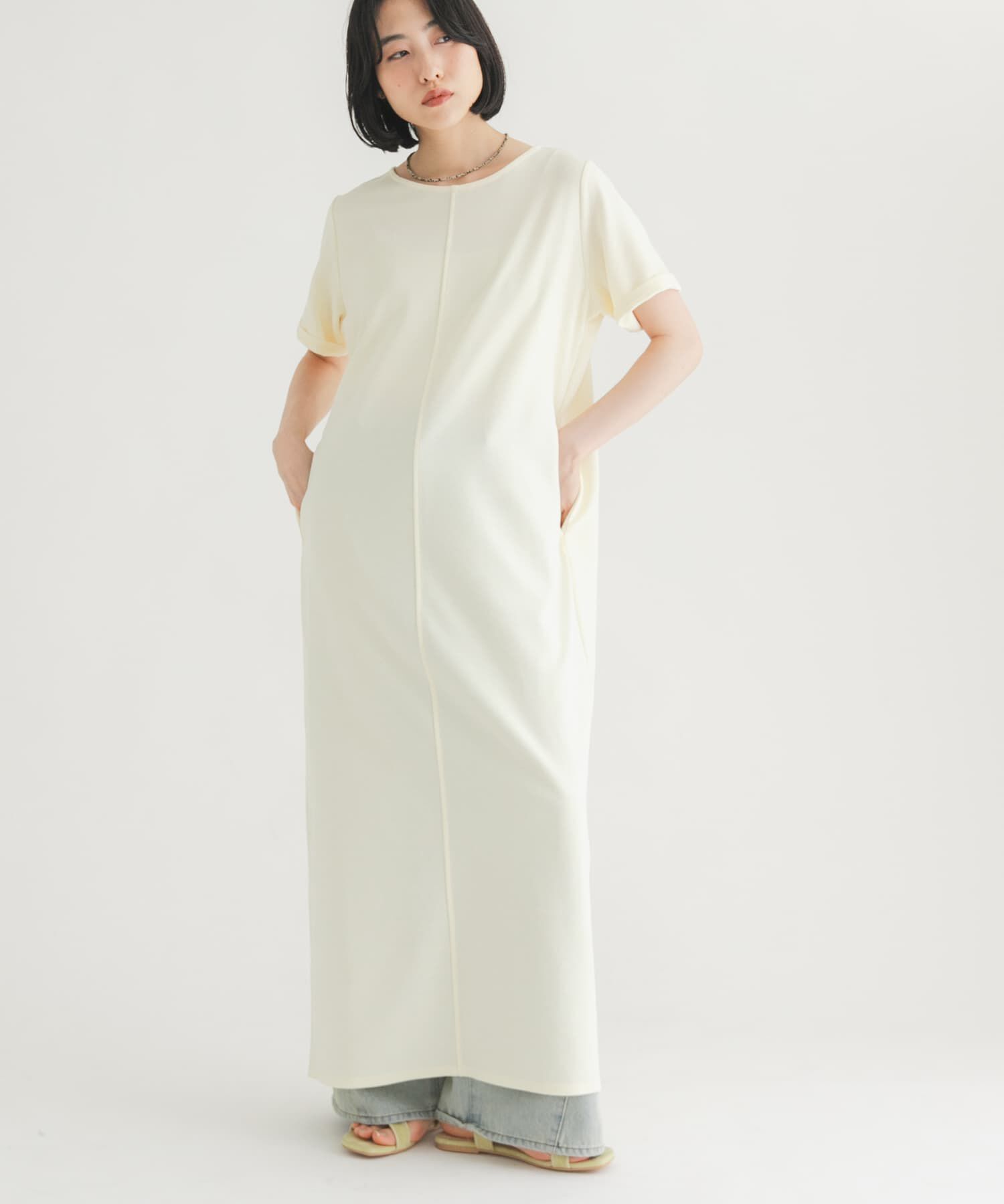  「バックデザインカットワンピース」|ワンピース|