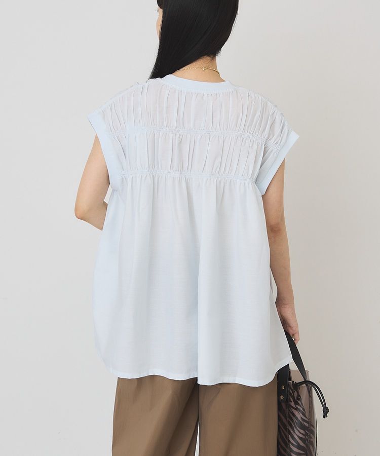 AMERICAN HOLIC「【接触冷感・UVカット】シャーリングプルオーバー」|Tシャツ・カットソー|