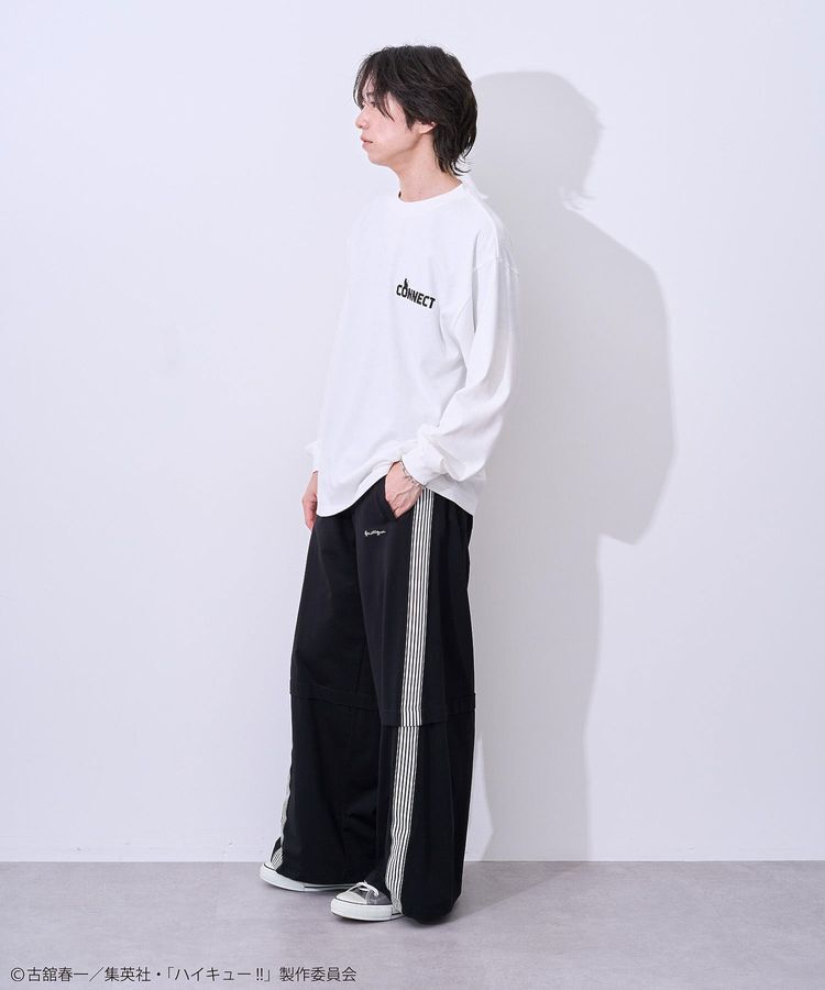 Green Parks「ハイキュー!! モノクロプリント音駒長袖Tシャツ」|Tシャツ・カットソー|