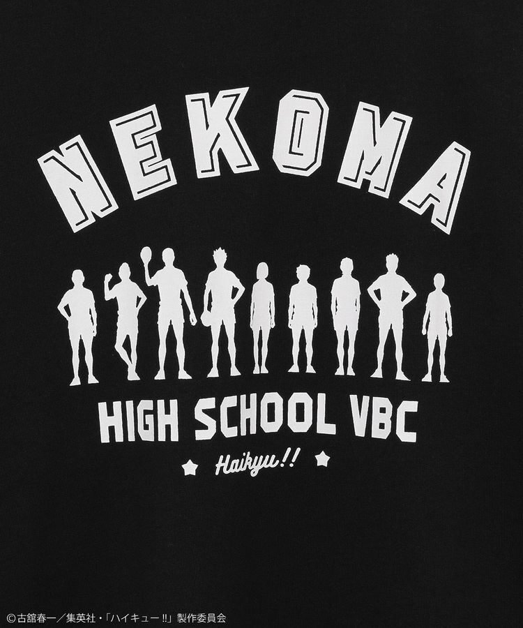 Green Parks「ハイキュー!! モノクロプリント音駒長袖Tシャツ」|Tシャツ・カットソー|
