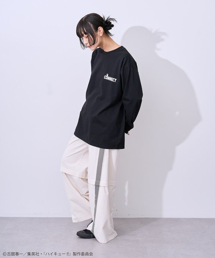 Green Parks「ハイキュー!! モノクロプリント音駒長袖Tシャツ」|Tシャツ・カットソー|