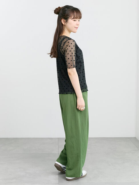 Samansa Mos2「◆フロッキードットプルオーバー&キャミ」|Tシャツ・カットソー|