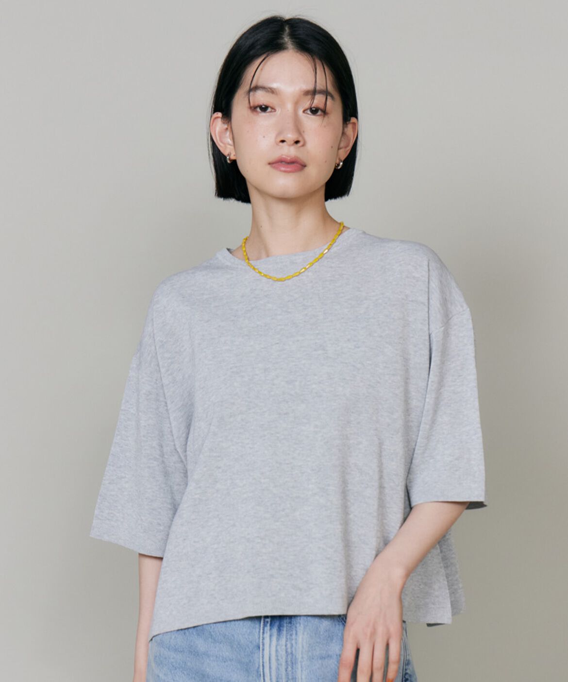 DAY by DAY it&rsquo;s international「ボクシーニットTEE」|ニット・セーター|グレー1