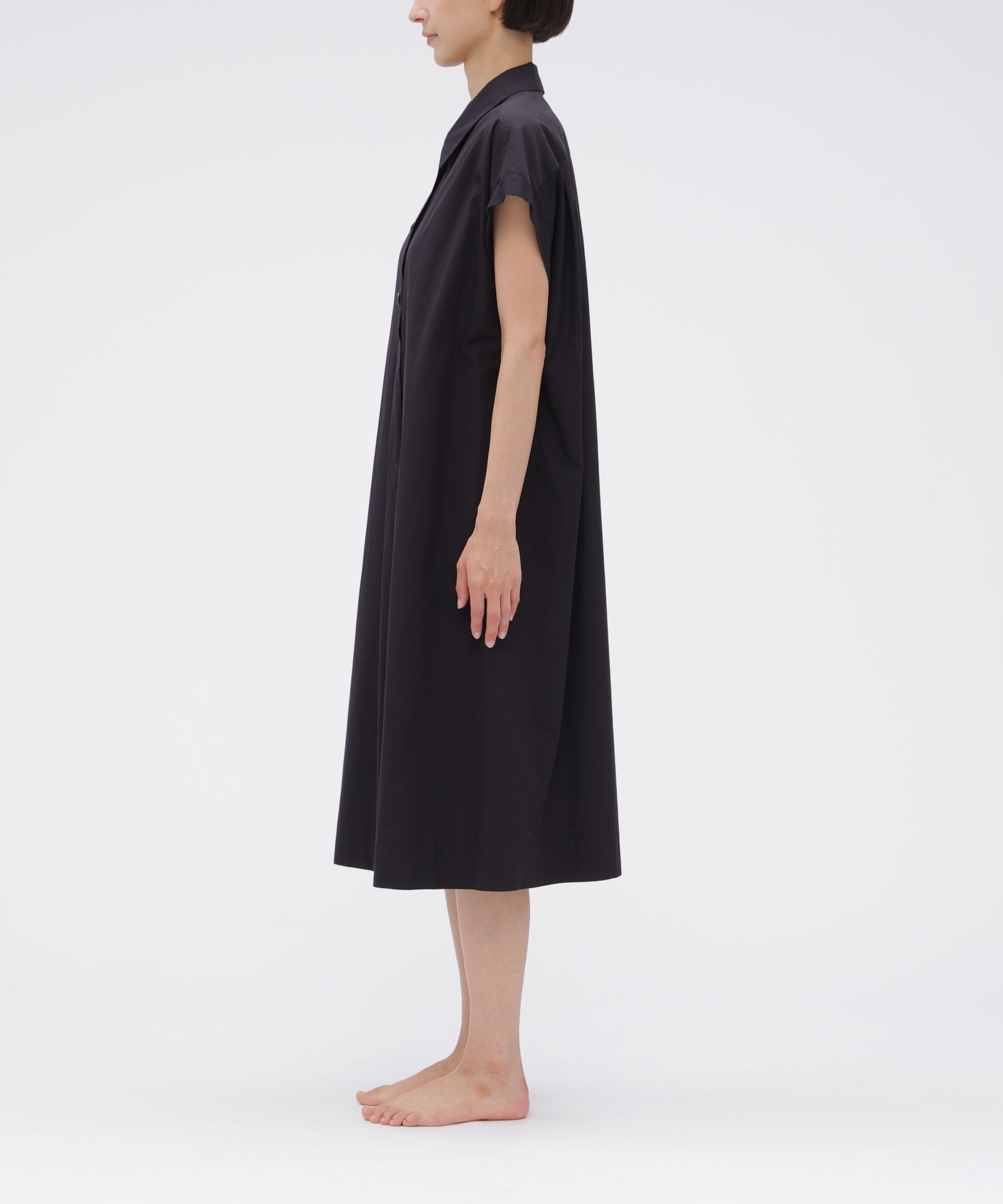 MARGARET HOWELL HOUSEHOLDGOODS「COTTON LINEN POPLIN DRESS」|ワンピース|