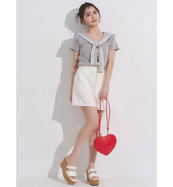 MERCURYDUO「セーラーカラーニット」|ニット・セーター|
