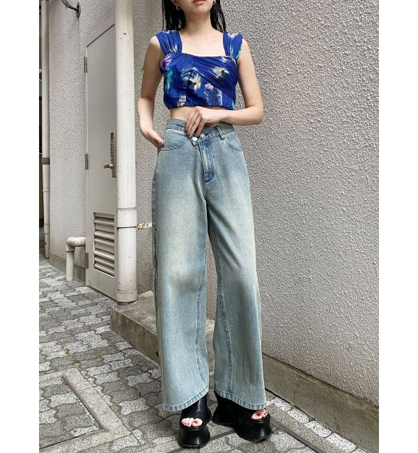 MURUA「ブラーフラワーブラウス」|シャツ・ブラウス|