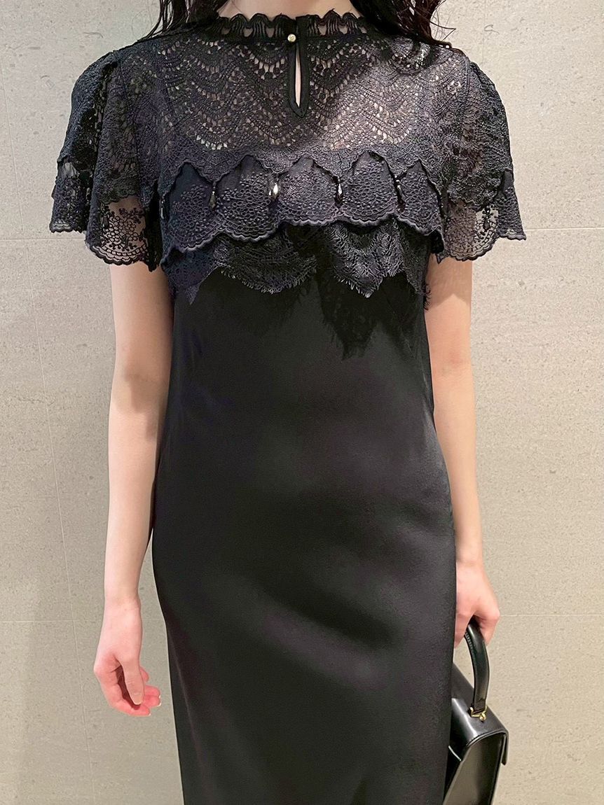 LILY BROWN「レースボレロワンピース」|オールインワン|