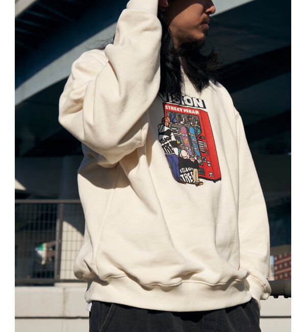 VENCE share style「VISION STREET WEAR ビジョンストリートウェア スケボー自販機トレーナー」|スウェット・ジャージ|
