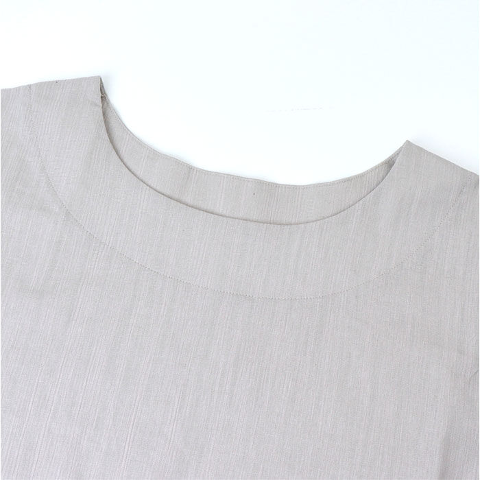 BACKYARD FAMILY「高島ちぢみ レディース 通販 日本製 Tシャツ 7分袖 カットソー 七分袖 トップス 無地」|Tシャツ・カットソー|