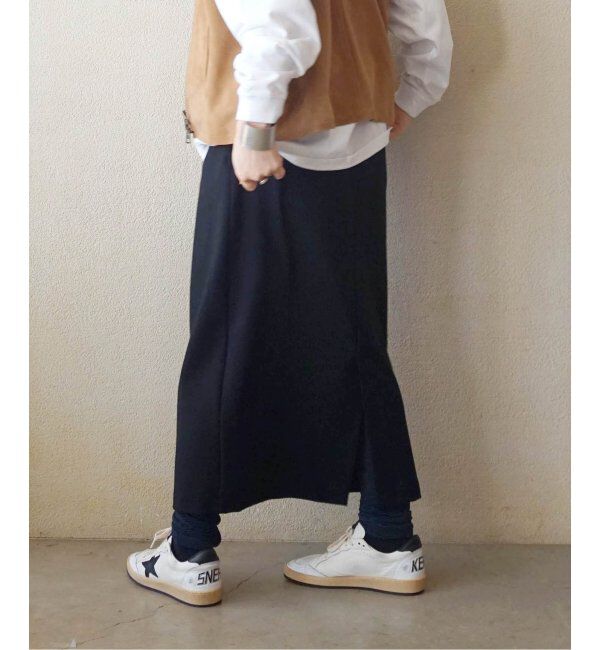 journal standard luxe「ポンチ イージータイトスカート」|スカート|ブラック