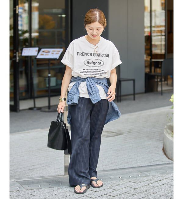 JOURNAL STANDARD「プリントタックスウェットTシャツ」|Tシャツ・カットソー|