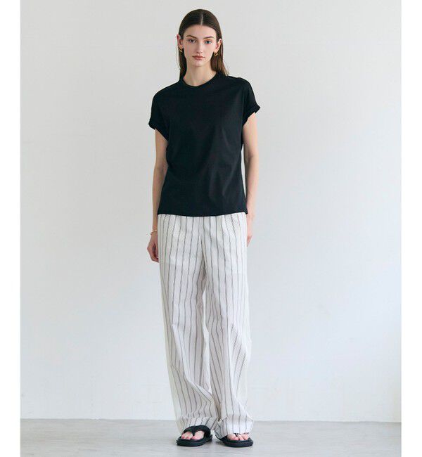 BEIGE,「BORNA / コットンスムースTシャツ」|Tシャツ・カットソー|