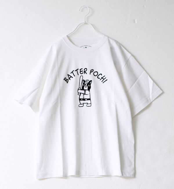 FREDY MAC「【マックT】【BATTER Pochi】original body T-shirts」|Tシャツ・カットソー|ホワイト