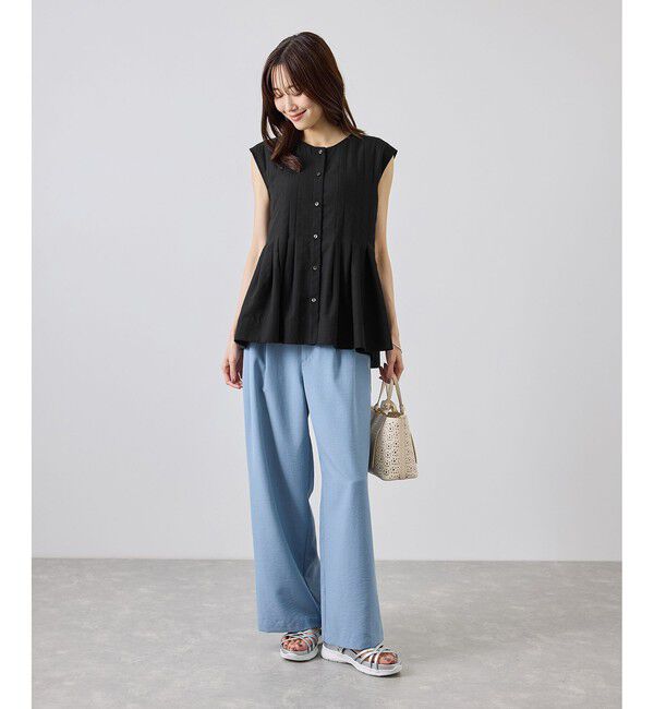 Rope&rsquo;Picnic「【WEB限定カラー】タックデザインシャツ」|シャツ・ブラウス|