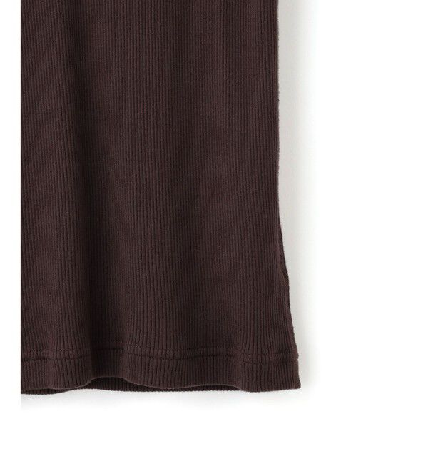 ADAM ET ROPE'「ハーフスリーブリブTシャツ」|Tシャツ・カットソー|