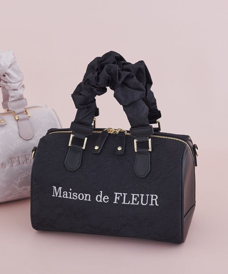 Maison de FLEUR「レース2Wayボストンバッグ」|ハンドバッグ|