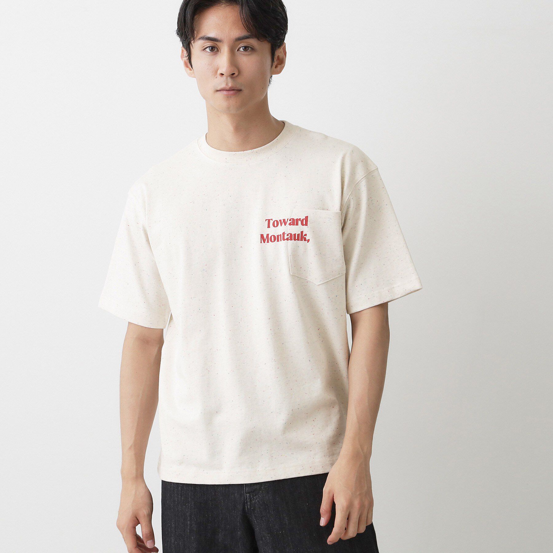 Dessin「ネップ天竺／ポケットTシャツ」|Tシャツ・カットソー|