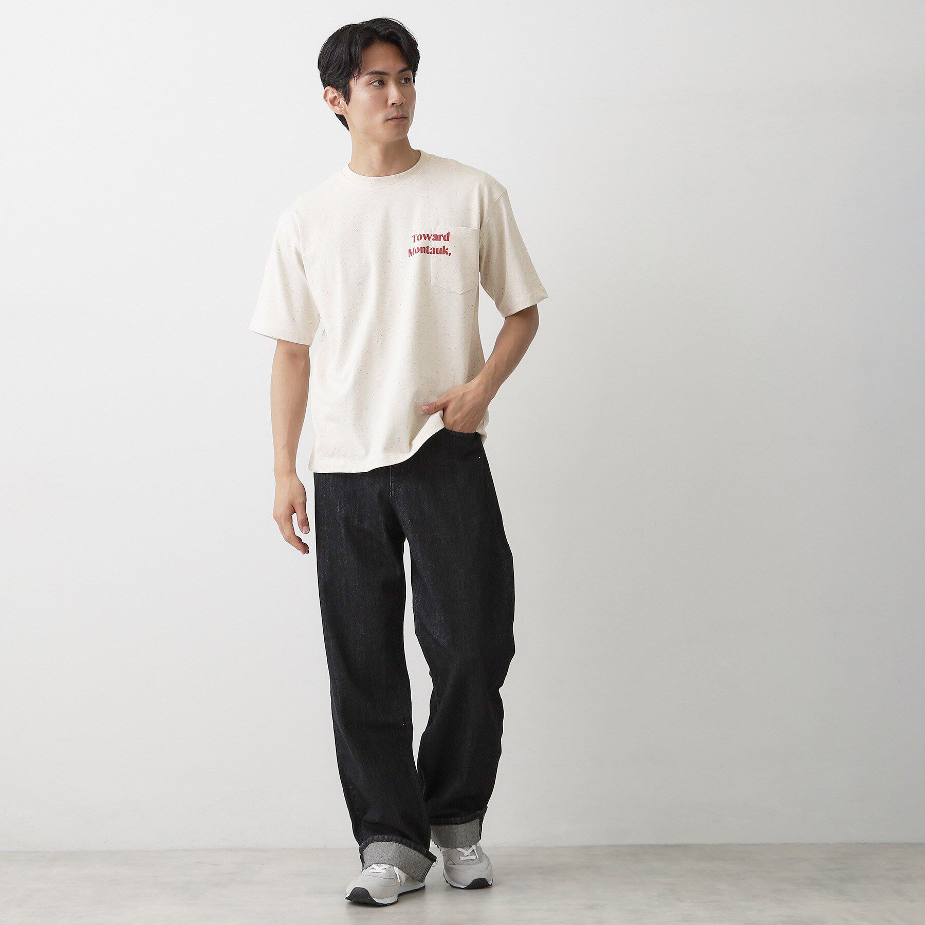 Dessin「ネップ天竺／ポケットTシャツ」|Tシャツ・カットソー|