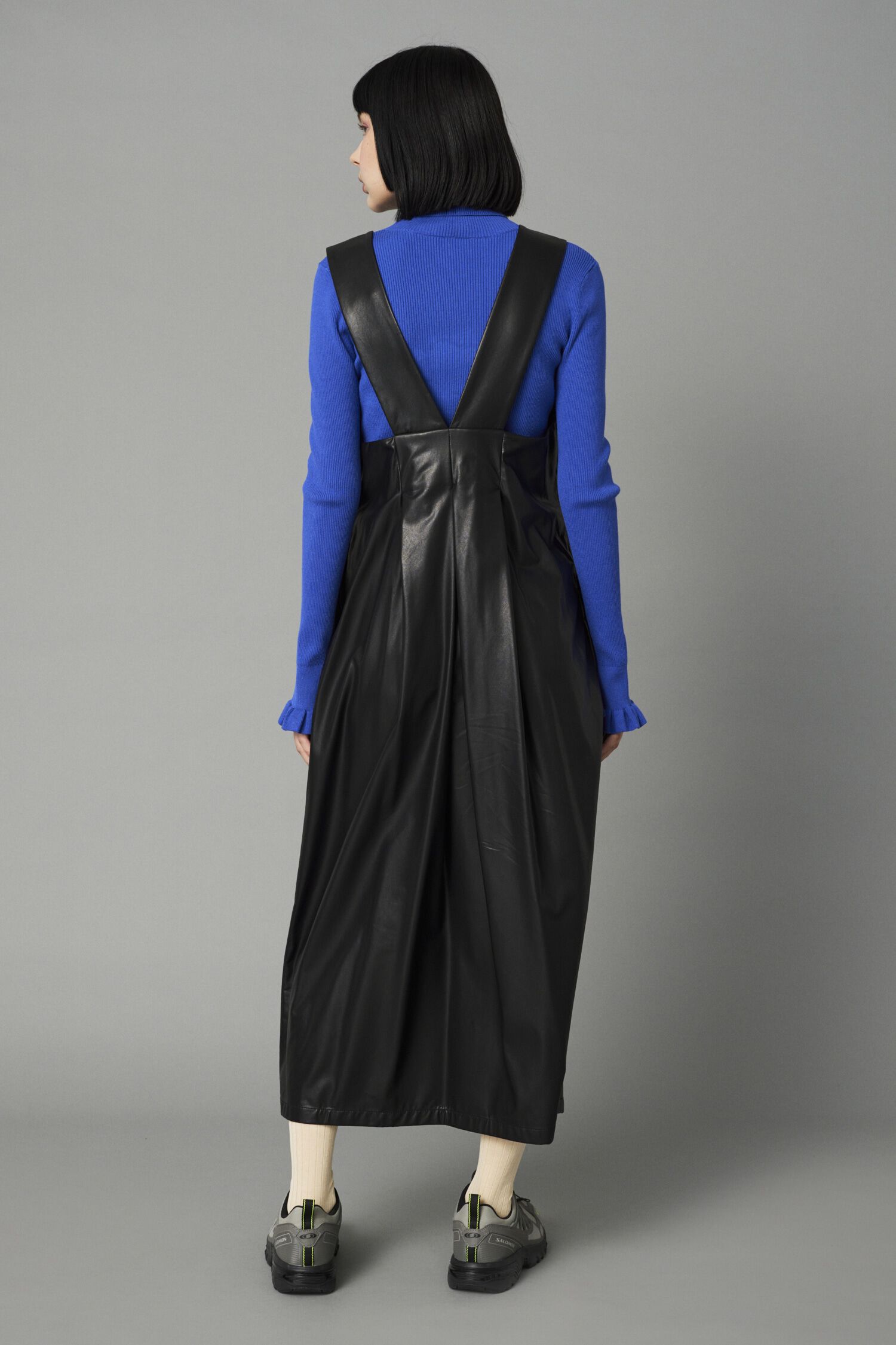 HeRIN.CYE「Leather like long dress」|ワンピース|