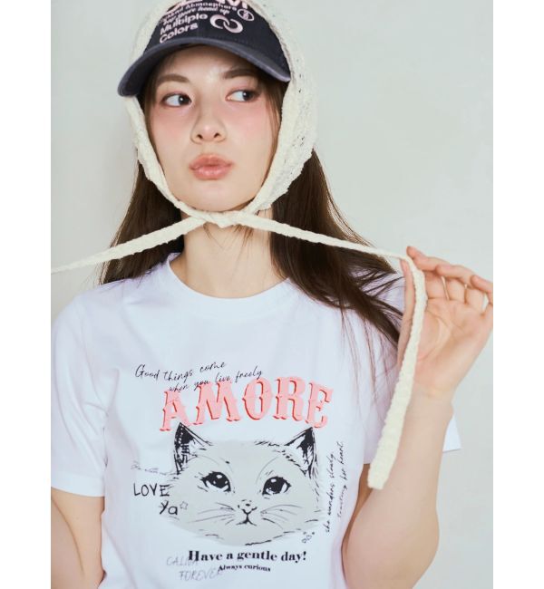 CALNAMUR「CAT Tシャツ」|Tシャツ・カットソー|