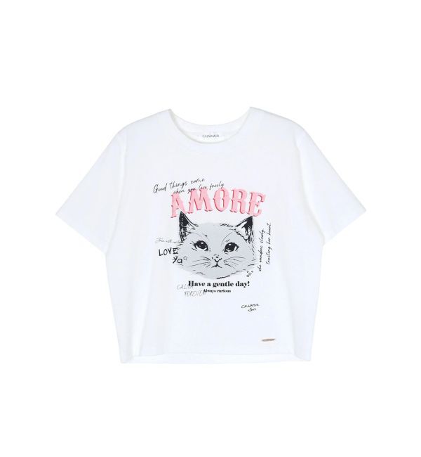 CALNAMUR「CAT Tシャツ」|Tシャツ・カットソー|