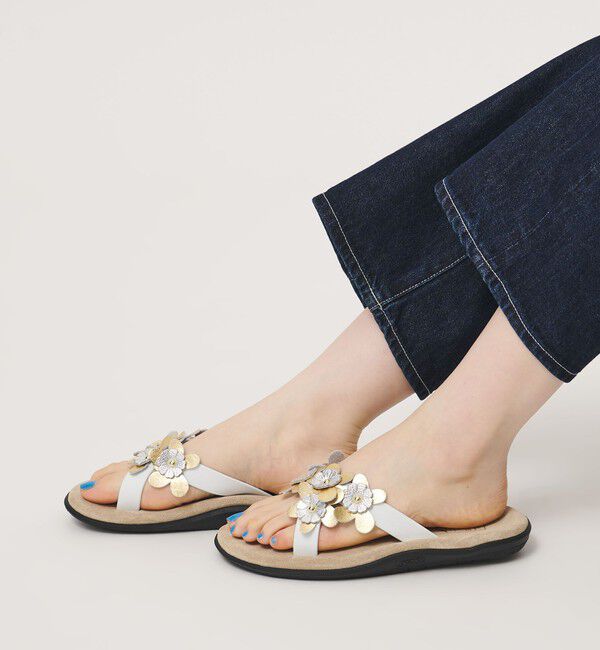 ODETTE E ODILE「＜ISLAND SLIPPER＞ FLW SLIDE SD」|サンダル|