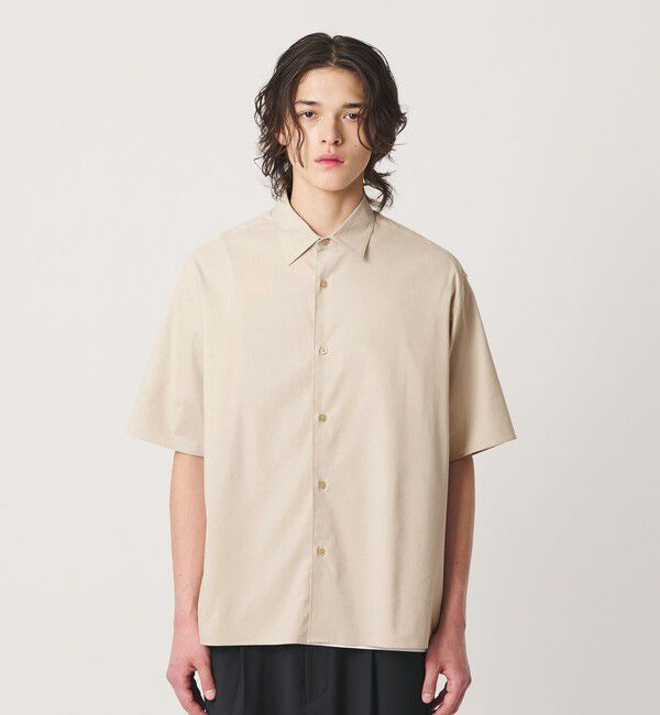 BEAUTY&YOUTH UNITED ARROWS「タンブル リネン スクエア シャツ GRANDE型」|シャツ・ブラウス|