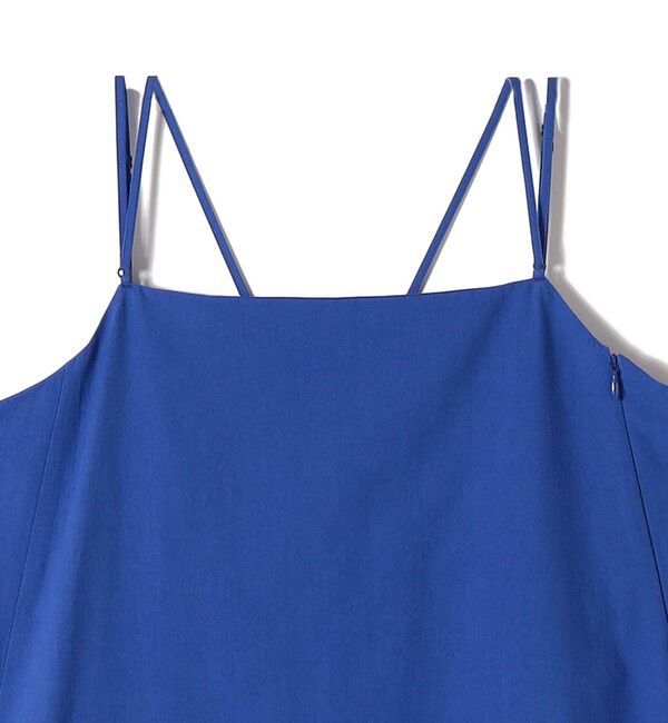 SHIPS for women「SHIPS Primary Navy Label:〈手洗い可能〉近江晒 フレア キャミ ワンピース」|ワンピース|