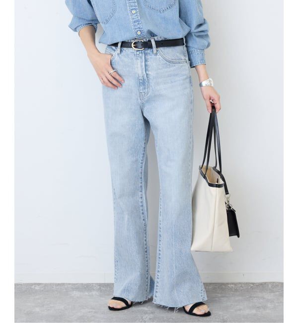 SLOBE IENA「《シリーズあり/予約》LE DENIM LEAN BOOTY LEGデニム」|デニム|
