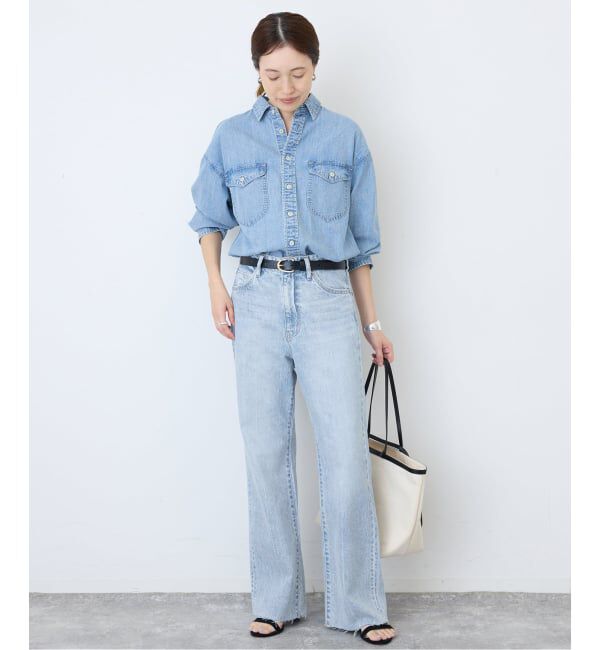 SLOBE IENA「《シリーズあり/予約》LE DENIM LEAN BOOTY LEGデニム」|デニム|