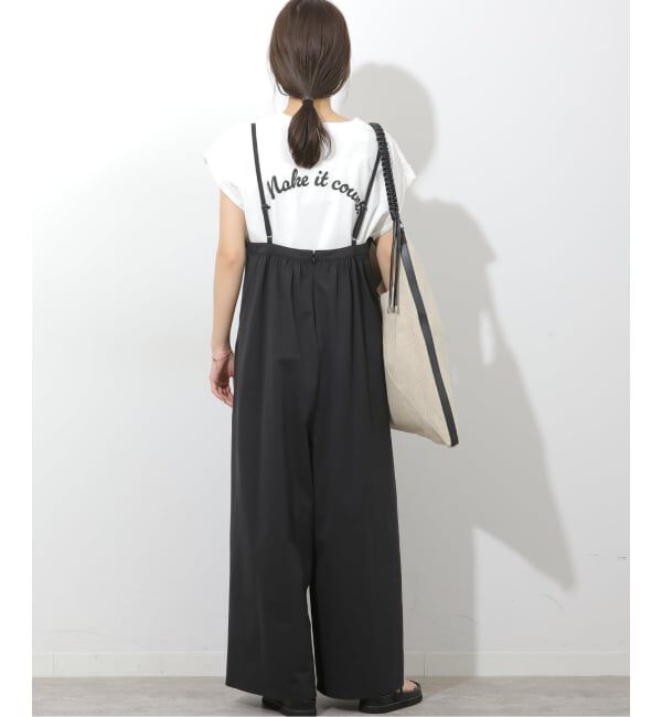 JOURNAL STANDARD relume「ジャージーギャザーサロペット」|オールインワン|