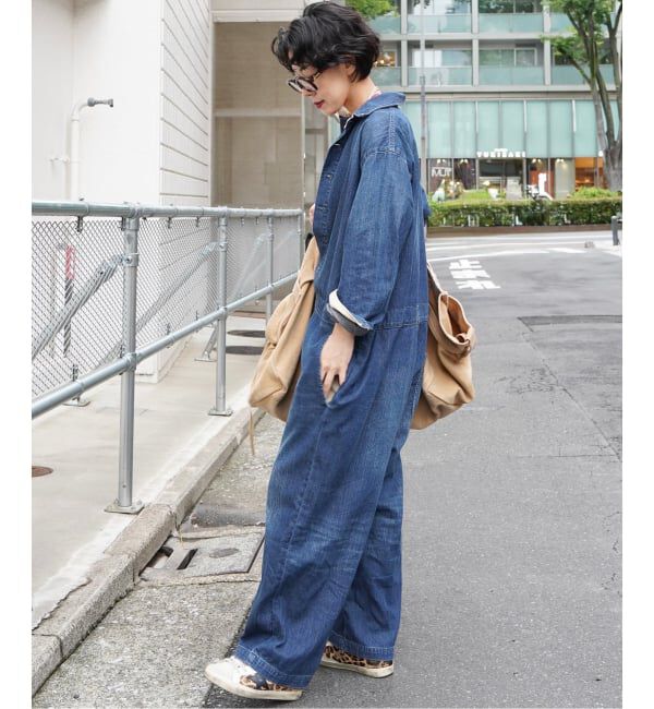 journal standard luxe「8OZデニムテーパーオールインワン」|オールインワン|