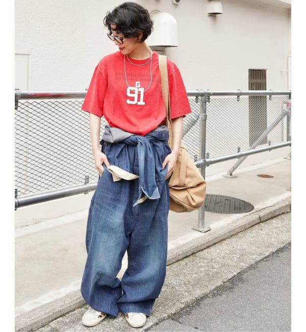 journal standard luxe「8OZデニムテーパーオールインワン」|オールインワン|