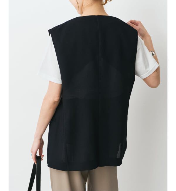 Spick and Span「ドライメッシュツイードベスト」|ベスト・ジレ|