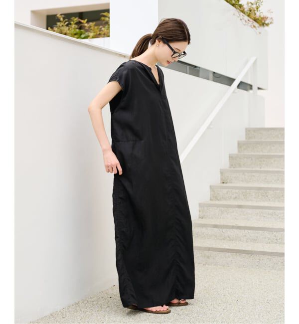 FRAMeWORK「≪洗濯機洗い可 / 追加≫フィブリルポプリンサックDRESS 2」|ワンピース|
