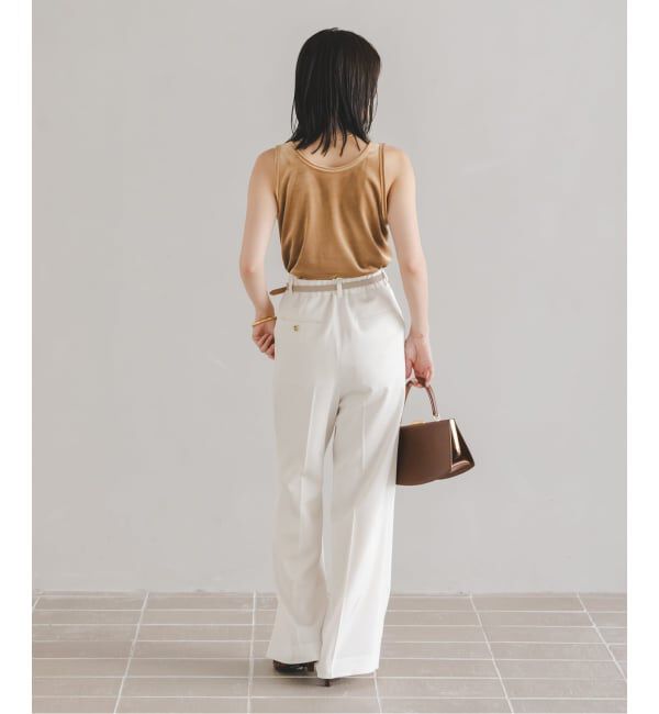 NOBLE「《NOBLE別注・予約》GREYCHORD/グレーコード ベロアVネックノースリーブ」|Tシャツ・カットソー|