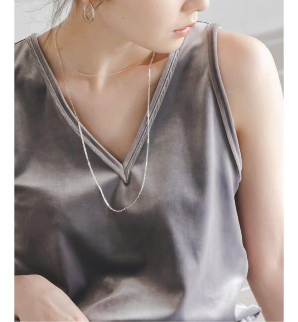 NOBLE「《NOBLE別注・予約》GREYCHORD/グレーコード ベロアVネックノースリーブ」|Tシャツ・カットソー|