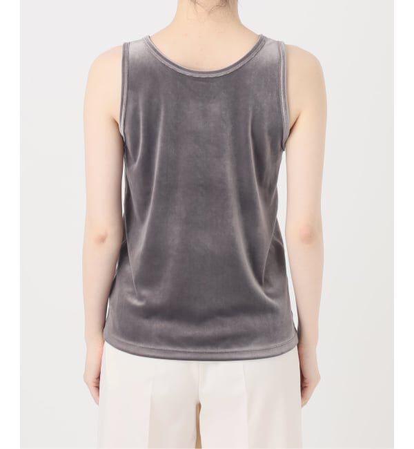 NOBLE「《NOBLE別注・予約》GREYCHORD/グレーコード ベロアVネックノースリーブ」|Tシャツ・カットソー|