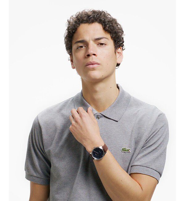 LACOSTE「『L1264』定番半袖ポロシャツ（杢糸）」|ポロシャツ|