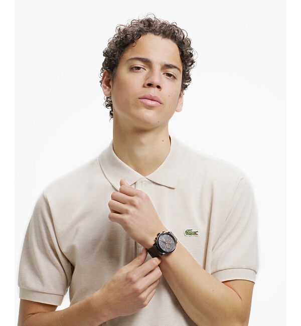 LACOSTE「『L1264』定番半袖ポロシャツ（杢糸）」|ポロシャツ|