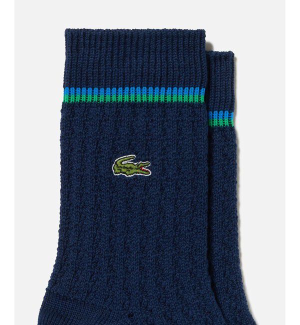 LACOSTE「メッシュニッティングソックス」|ソックス|