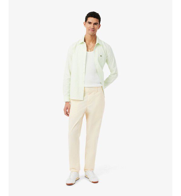 LACOSTE「エッセンシャルテーパードチノパンツ」|チノ|