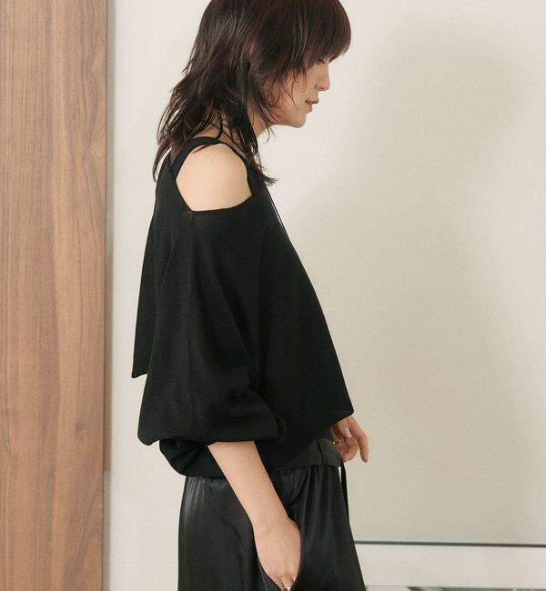  「予約【A・MONN】【セット着用可】cropped KNIT」|ニット・セーター|