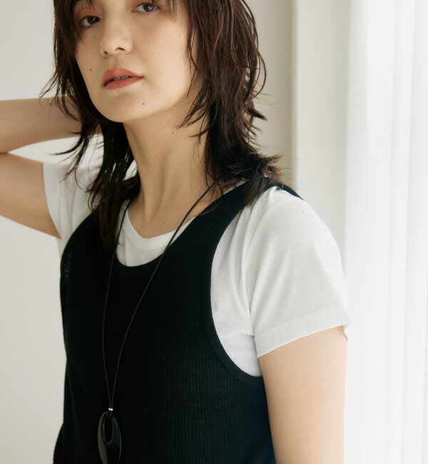  「予約【A・MONN】【セット着用可】tank KNIT」|ニット・セーター|