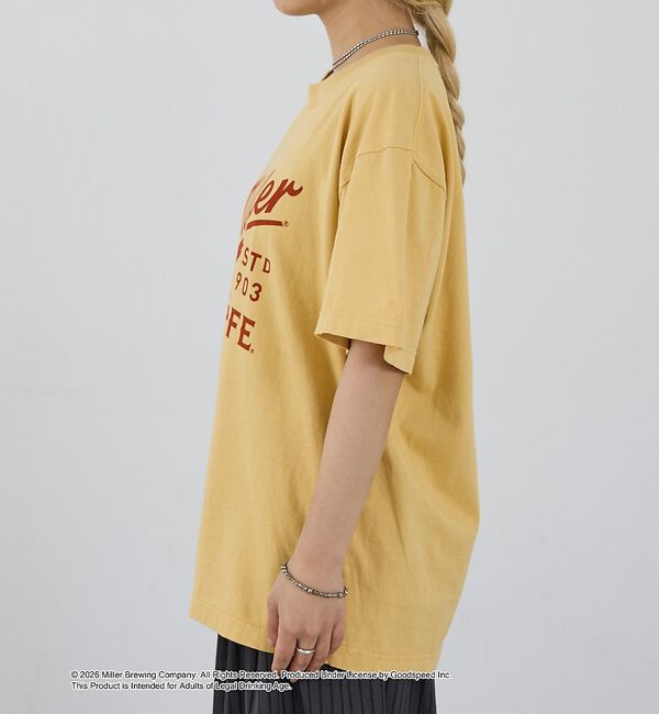 NOMINE「【GOOD ROCK SPEED】Miller ヴィンテージ風 ロゴ Tシャツ」|Tシャツ・カットソー|
