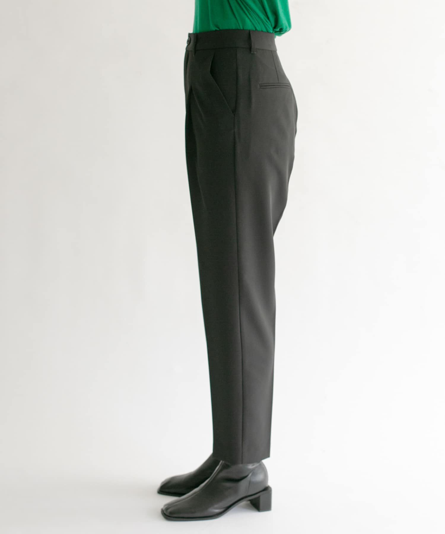  「illi　ワンタックスリムテーパードパンツ」|その他|