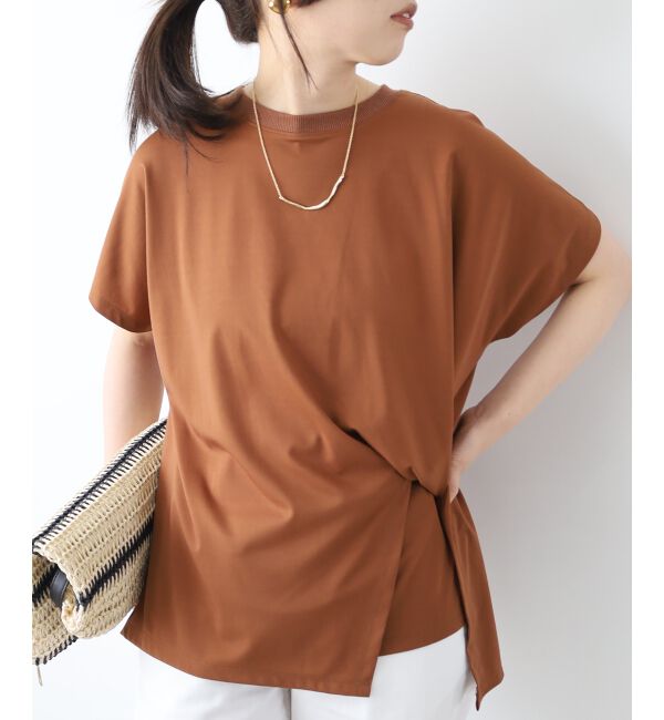  「《WEB限定アイテム》ツイストデザイントップス」|Tシャツ・カットソー|