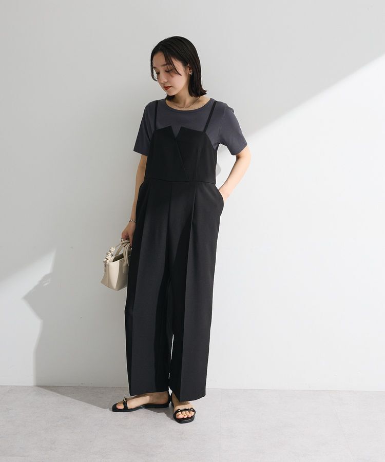 Green Parks「サロペット」|オールインワン|Black