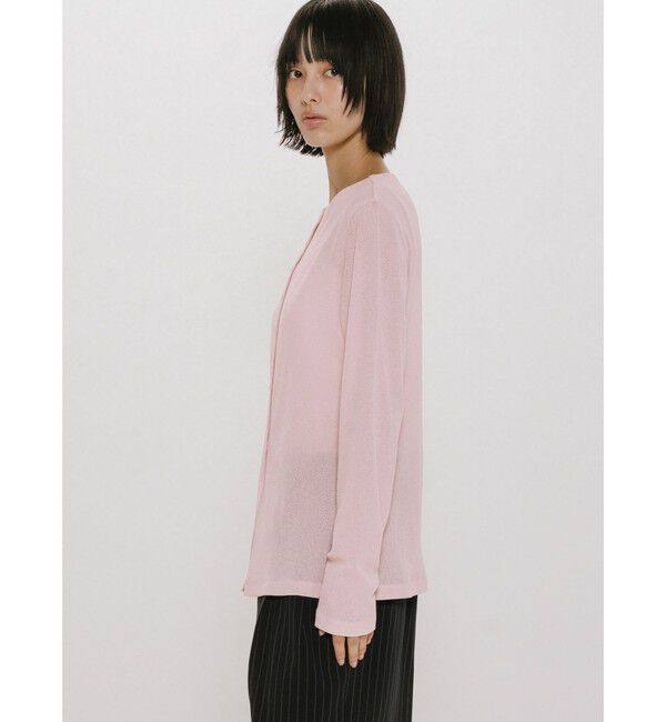 MIDIUMISOLID「MIDIUMISOLID for Ladies クルーネックロングカーディガン」|カーディガン|